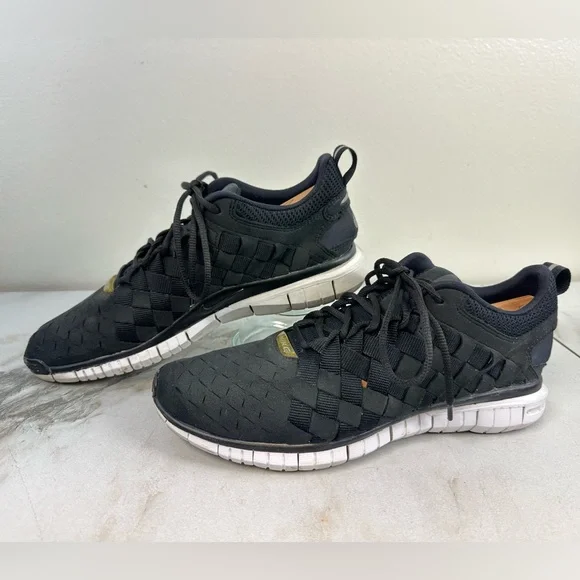 Nike Men's Free OG '14 Woven Black Running Shoes Sneakers, Sz